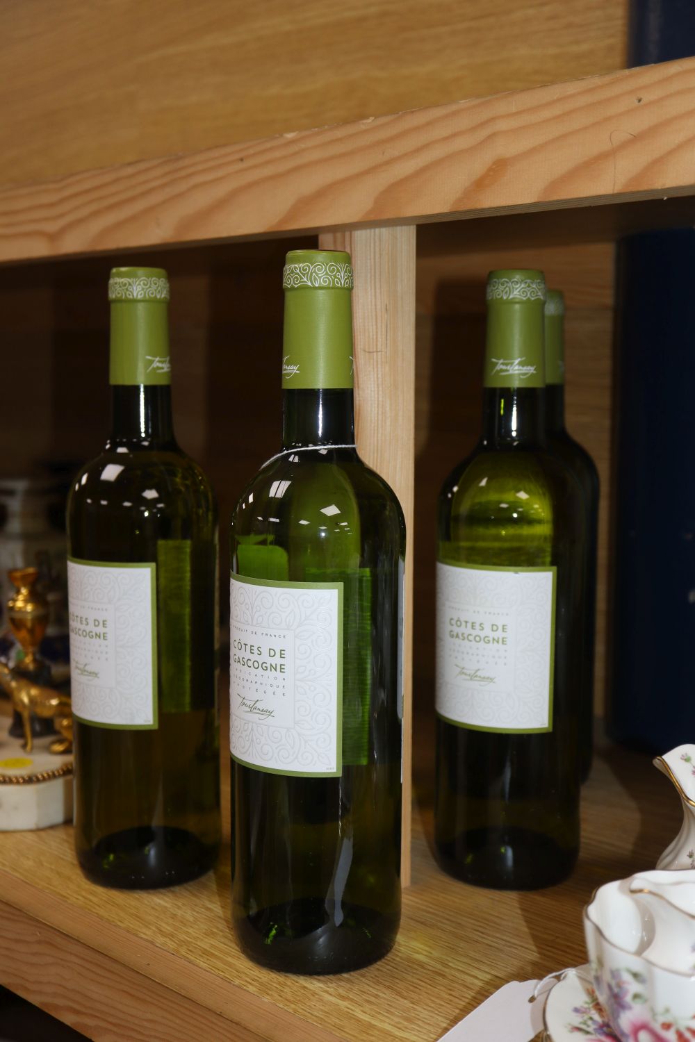 Five bottles of Cote de Gascogne
